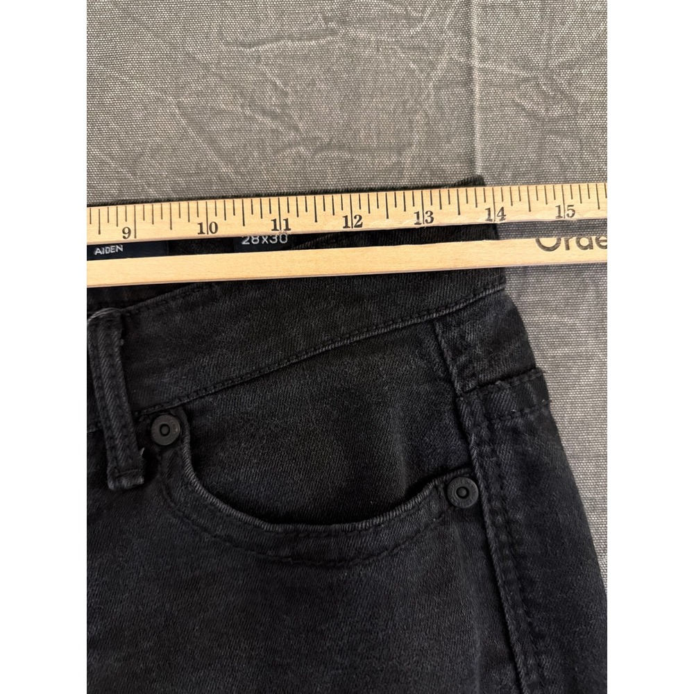 BKE Jeans Mens 28x30 Aiden Slim Black Stretch GBP21452 Denim Pants - Picture 8 of 12